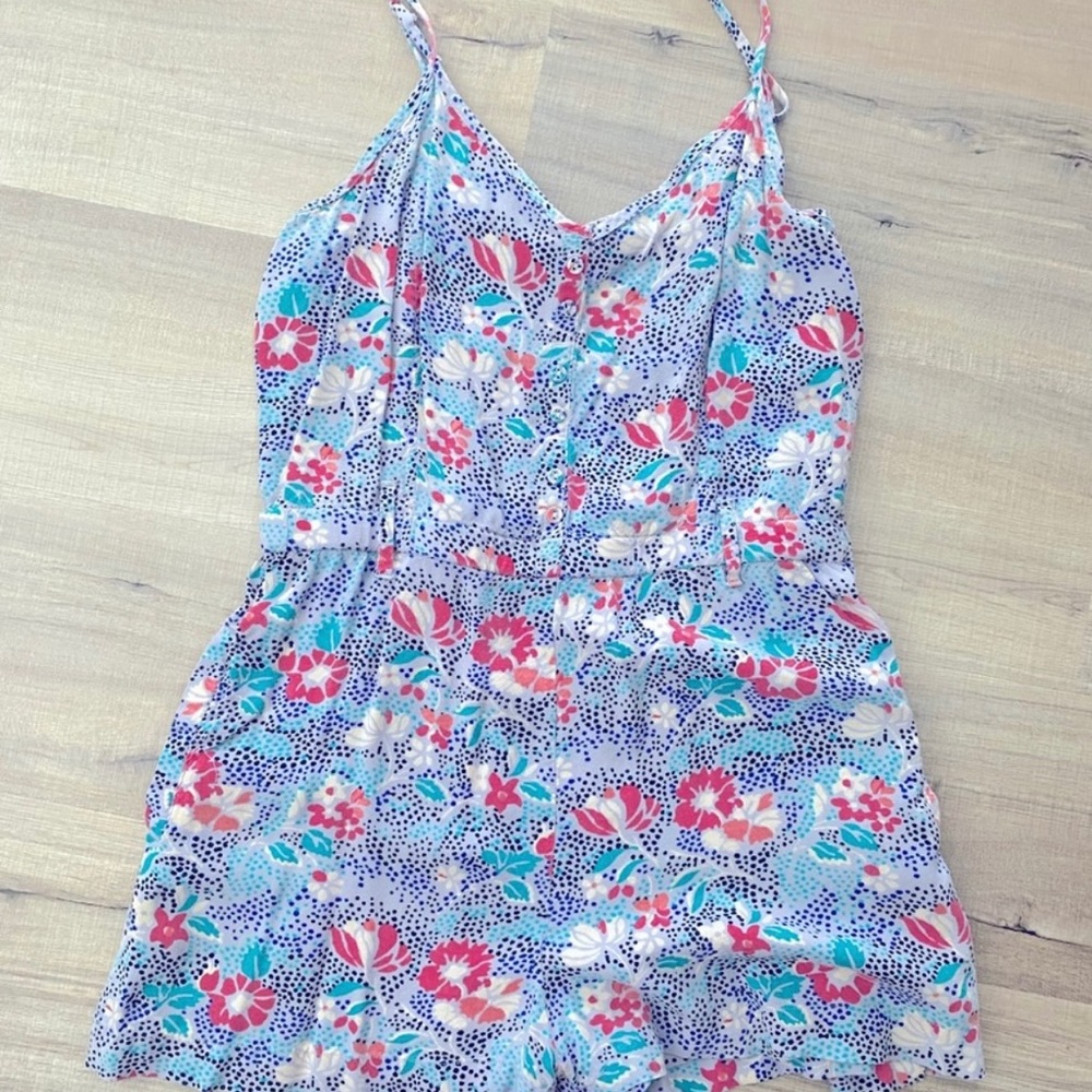 American Eagle Floral Romper XS - Picture 5 of 7